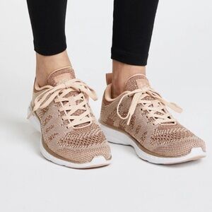 APL Athletic Propulsion Labs TechLoom Pro Phantom Sneakers Rose Gold Melange 7.5